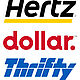 Logo Hertz, dollar, thrifty